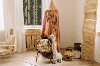 Rolgordijn verduisterend Geel patroon