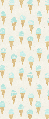 Rolgordijn verduisterend IJs in een hoorntje