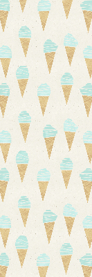 Rolgordijn verduisterend IJs in een hoorntje