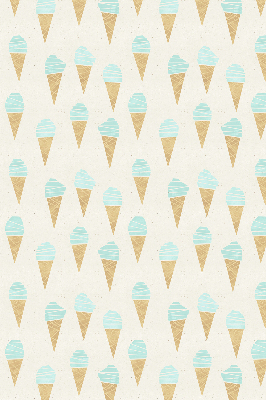 Rolgordijn verduisterend IJs in een hoorntje