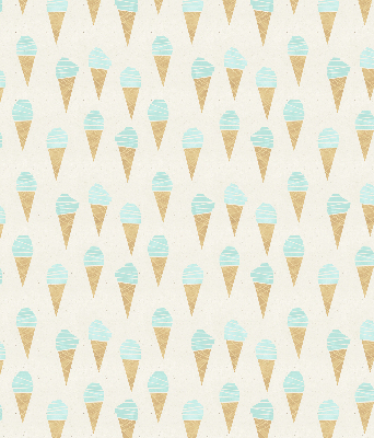 Rolgordijn verduisterend IJs in een hoorntje