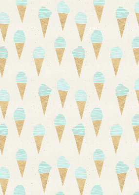 Rolgordijn verduisterend IJs in een hoorntje