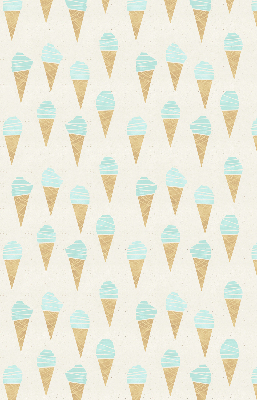 Rolgordijn verduisterend IJs in een hoorntje