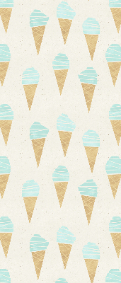 Rolgordijn verduisterend IJs in een hoorntje