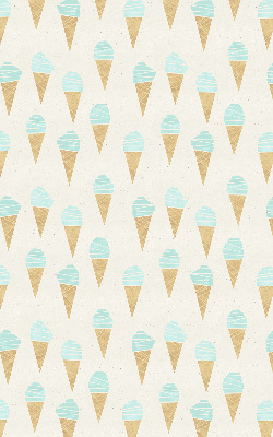 Rolgordijn verduisterend IJs in een hoorntje