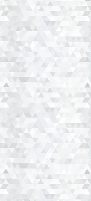 Rolgordijn voor het raam Grijs driehoekpatroon