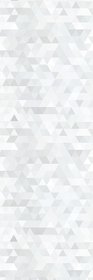 Rolgordijn voor het raam Grijs driehoekpatroon