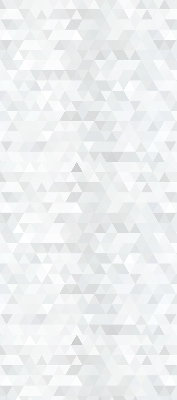 Rolgordijn voor het raam Grijs driehoekpatroon