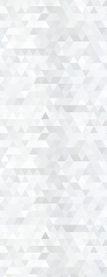 Rolgordijn voor het raam Grijs driehoekpatroon