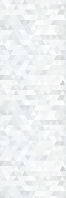 Rolgordijn voor het raam Grijs driehoekpatroon