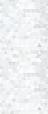 Rolgordijn voor het raam Grijs driehoekpatroon