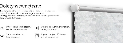 Rolgordijn voor het raam Grijs driehoekpatroon