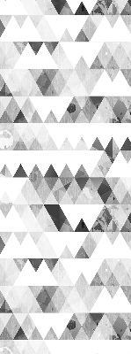 Rolgordijn voor het raam Grijs driehoekpatroon