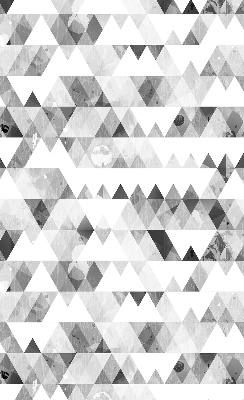 Rolgordijn voor het raam Grijs driehoekpatroon