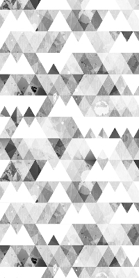 Rolgordijn voor het raam Grijs driehoekpatroon