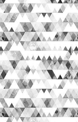 Rolgordijn voor het raam Grijs driehoekpatroon