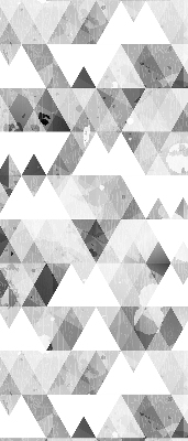 Rolgordijn voor het raam Grijs driehoekpatroon