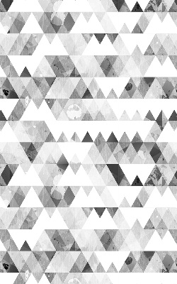 Rolgordijn voor het raam Grijs driehoekpatroon