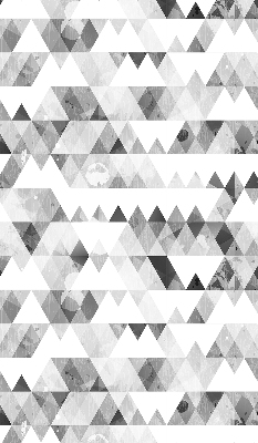 Rolgordijn voor het raam Grijs driehoekpatroon