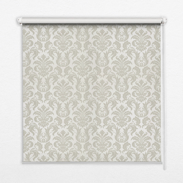 Rolgordijn voor het raam Beige patroon