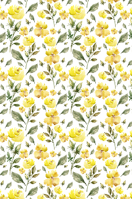 Rolgordijn verduisterend Gele bloemen