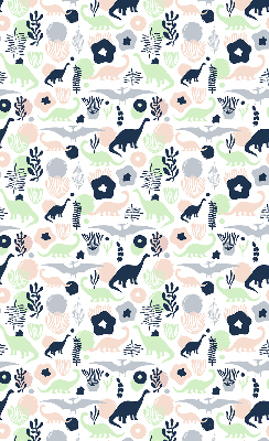 Rolgordijn voor het raam Kleurrijke dinosaurussen