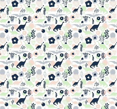 Rolgordijn voor het raam Kleurrijke dinosaurussen