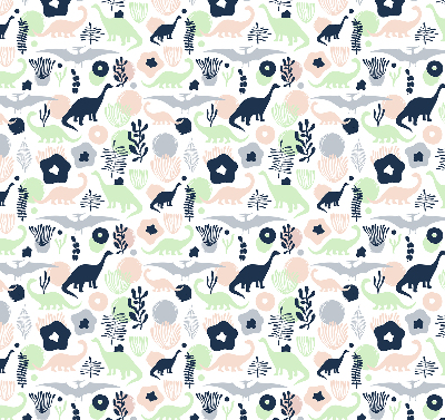 Rolgordijn voor het raam Kleurrijke dinosaurussen