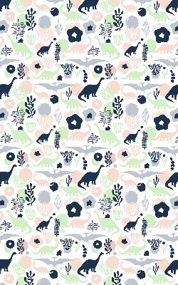 Rolgordijn voor het raam Kleurrijke dinosaurussen