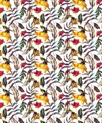 Rolgordijn verduisterend Kleurrijke bloemen