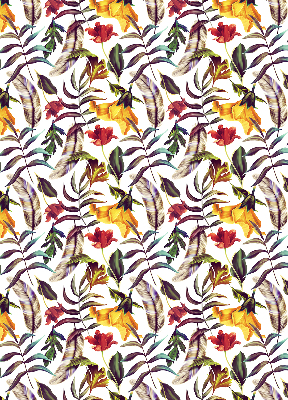 Rolgordijn verduisterend Kleurrijke bloemen