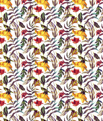 Rolgordijn verduisterend Kleurrijke bloemen