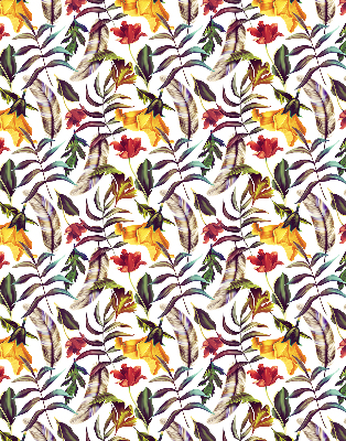 Rolgordijn verduisterend Kleurrijke bloemen