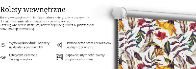 Rolgordijn verduisterend Kleurrijke bloemen