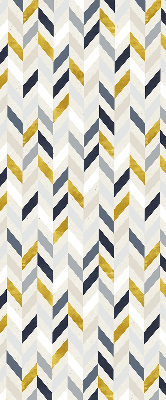 Rolgordijn voor het raam Kleurrijke visgraat