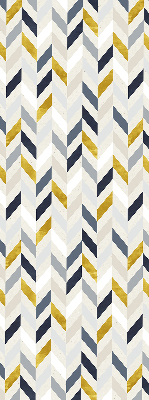 Rolgordijn voor het raam Kleurrijke visgraat