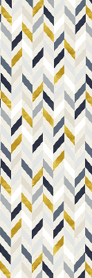 Rolgordijn voor het raam Kleurrijke visgraat