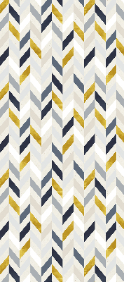 Rolgordijn voor het raam Kleurrijke visgraat