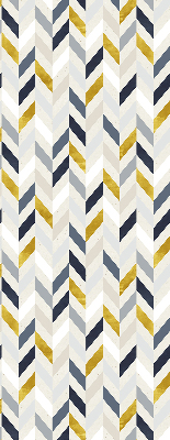 Rolgordijn voor het raam Kleurrijke visgraat