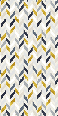 Rolgordijn voor het raam Kleurrijke visgraat