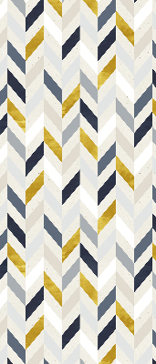 Rolgordijn voor het raam Kleurrijke visgraat