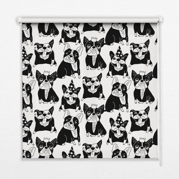 Rolgordijn verduisterend Getekende honden