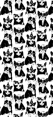 Rolgordijn verduisterend Getekende honden