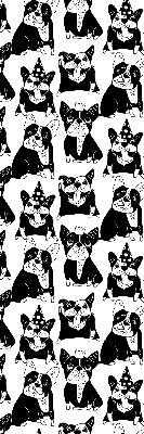 Rolgordijn verduisterend Getekende honden