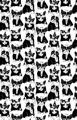 Rolgordijn verduisterend Getekende honden