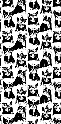 Rolgordijn verduisterend Getekende honden