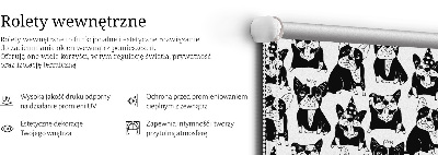 Rolgordijn verduisterend Getekende honden