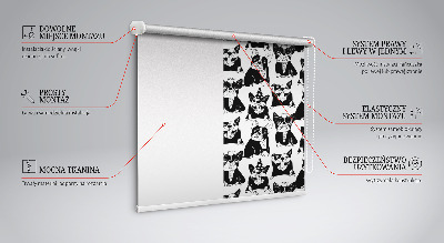 Rolgordijn verduisterend Getekende honden