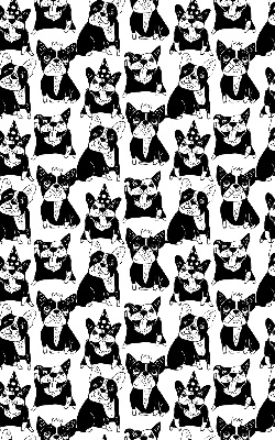 Rolgordijn verduisterend Getekende honden