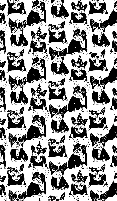 Rolgordijn verduisterend Getekende honden